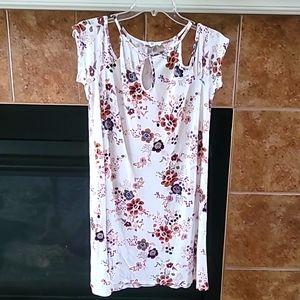 Off shoulder floral sundress